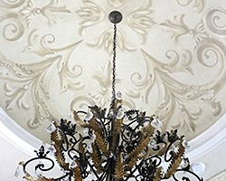 Decorative Painter’s Products | Ceiling with Dead Flat Varnish | by Ali Kay